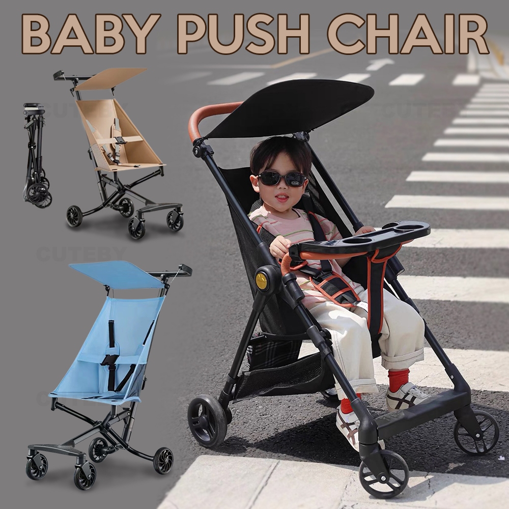 Stroller BABY PUSH CHAIR Foldable for Cabin Compact Stroller Basket ...