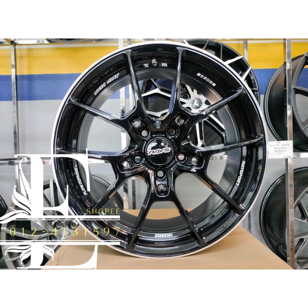 NEW SPORT RIM 17 INCH RM1580 4PC RIM CIVIC K5 X50 S70 EXORA INSPIRA ...