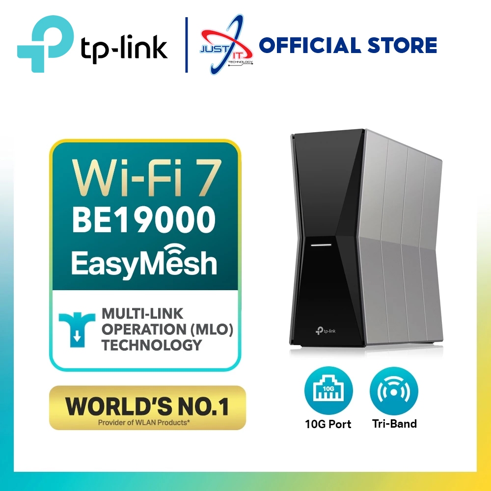 TP-Link Archer BE805 BE19000 Tri-Band Wi-Fi 7 Router | Shopee Malaysia