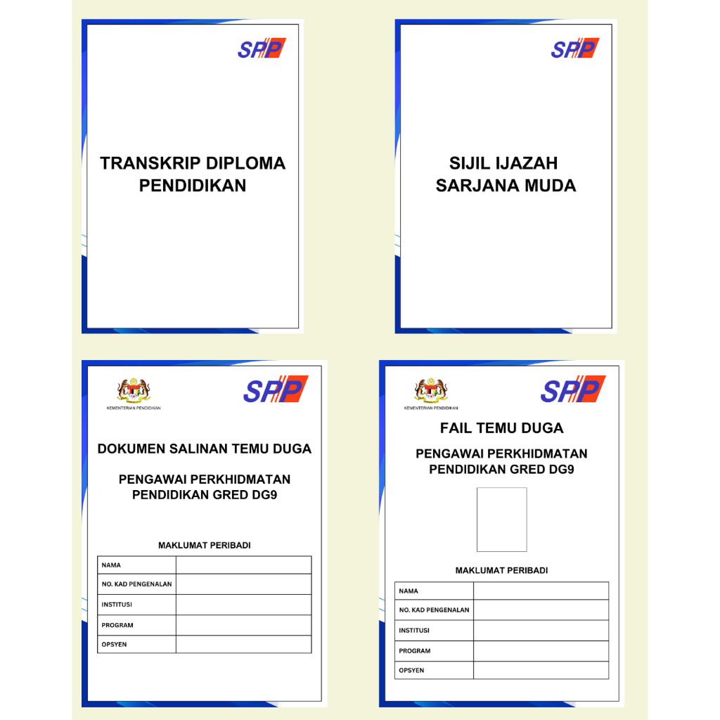 TEMPLATE TEMUDUGA SPP | MUDAH UNTUK EDIT | CANVA PDF | UPAH BUAT FAIL ...