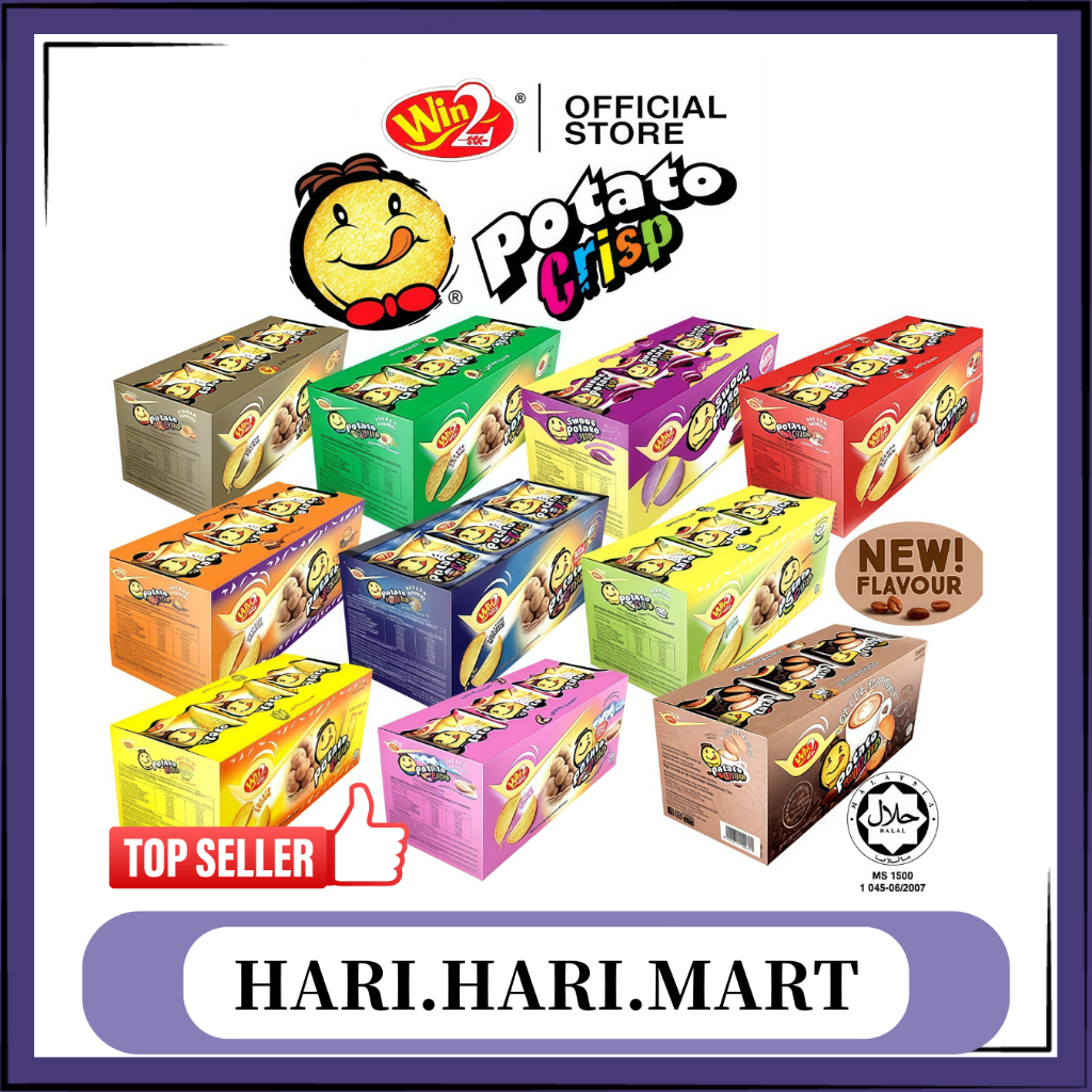 Win Win Potato Crisp ( 600g/20g*30 Sachets) Cookies Food Snack Sweet ...