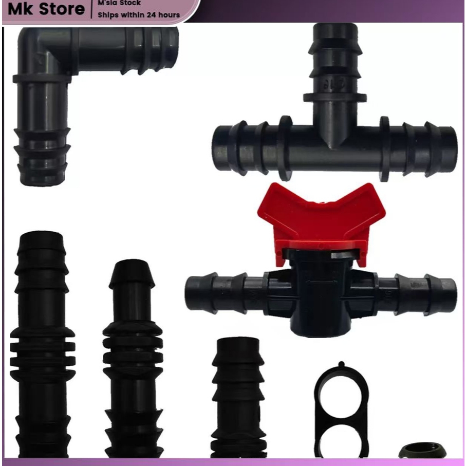 16 MM Tubing Water Pipe Fittings LDPE Polypipe Poly Pipe Irrigation ...