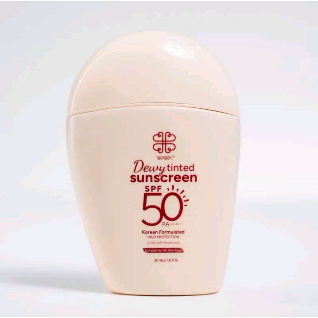 WAWA DEWY TINTED SUNSCREEN 40ml | SPF 50 PA++ | Shopee Malaysia