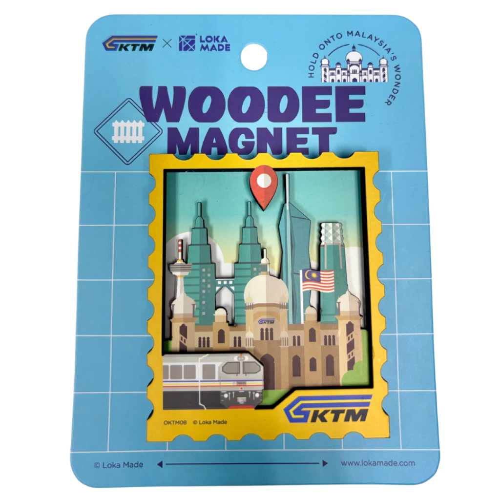 KTMB x Loka Made Woodee Magnet | Shopee Malaysia