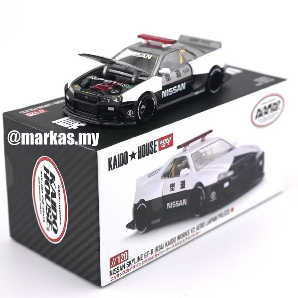 STANDARD/CHASE) MINI GT X KAIDO HOUSE 1/64 KHMG120 NISSAN SKYLINE
