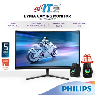 PHILIPS ENVIA 27M2C5200W 27" CURVED GAMING MONITOR | VA | 280Hz