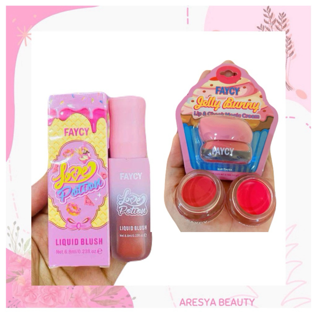 FAYCY LOVE POTION LIQUID BLUSH FAYCY JELLY BUNNY LIP & CHEEK MAGIC ...