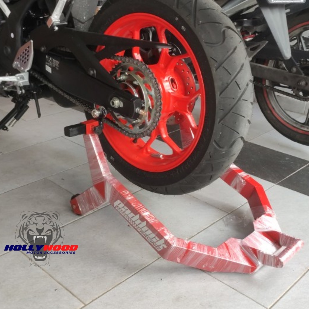 UNIVERSAL PADDOCK STAND Y15 Y16 LC135 RS150 RSX RXZ NINJA KRR SUPERBIKE ...