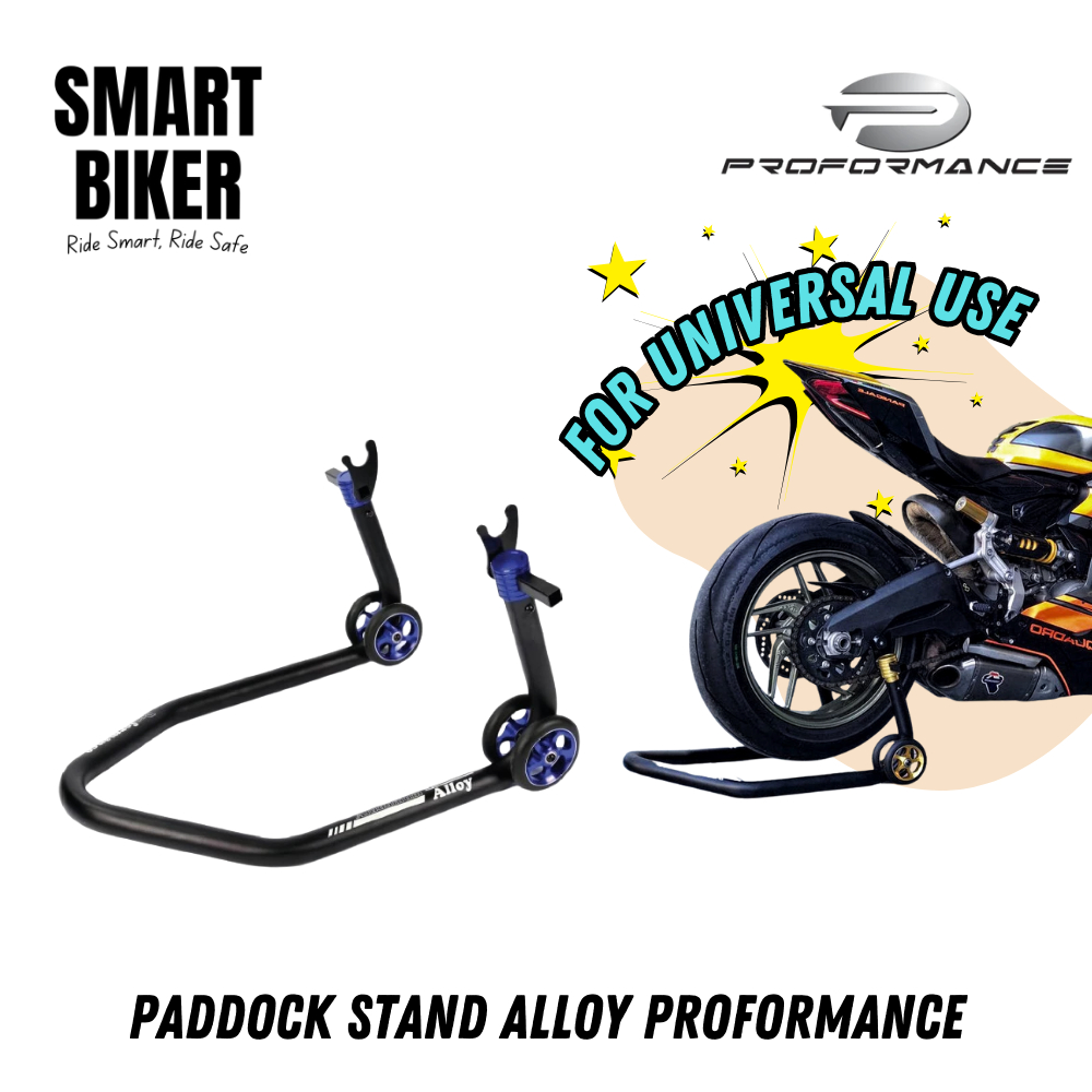 Motorstandaard universeel motorstand paddockstand achterwiel aluminium