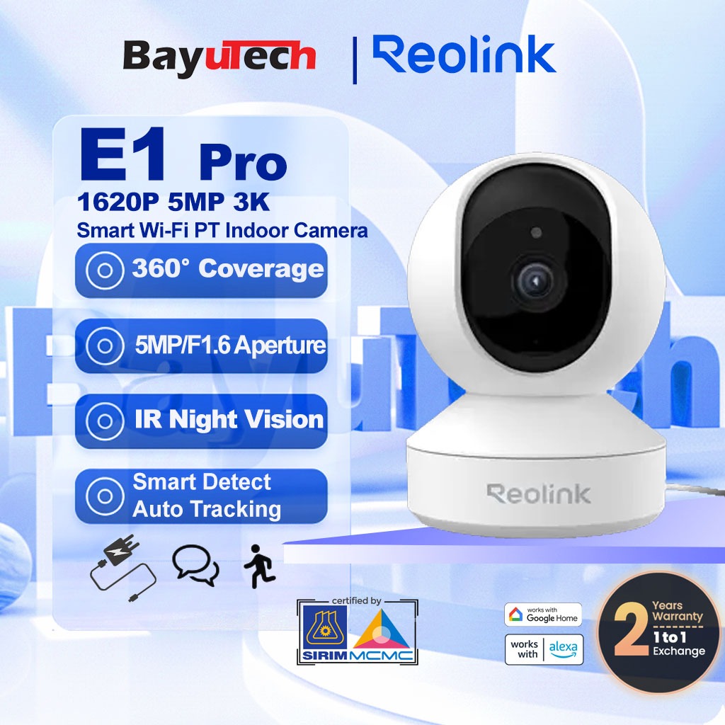 Reolink E1 E1 Pro 5MP V3 E1 ZOOM E1 Outdoor (V2) Dual Band WI-FI ...