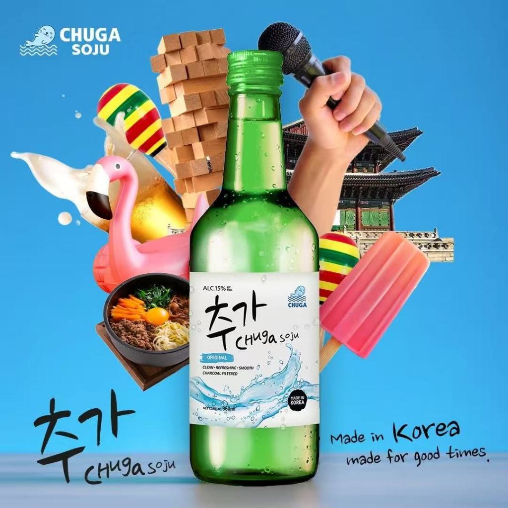 Chuga Soju - Original (4 bottles) | Shopee Malaysia