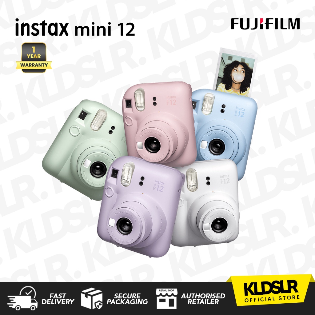 [NEW RELEASED] FUJIFILM INSTAX MINI 12 Instant Film Camera | Shopee ...