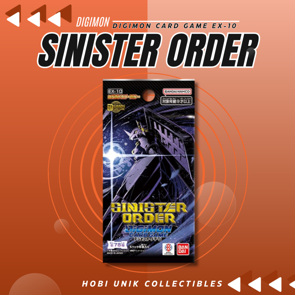 Live Rip)[EX-10] Digimon Card Game Booster Pack : Sinister Order Packs |  Shopee Malaysia