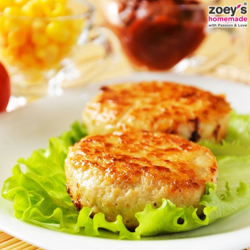 Mini Chicken Patties (6pcs) (Original/Cheesy/Mixed/Purple Chinese Yam ...