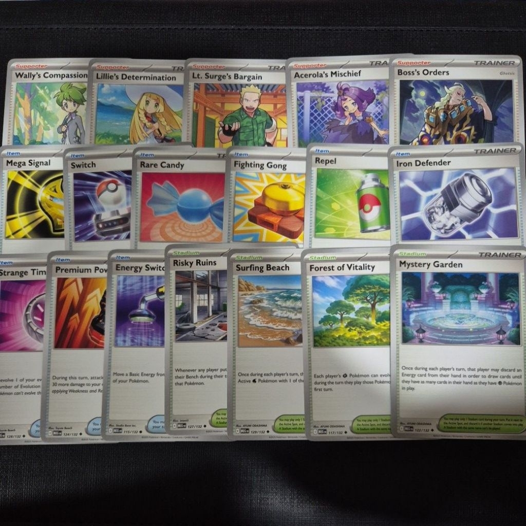 Pokemon Card TCG ME01 Mega Evolution Trainer Lillie's Determination