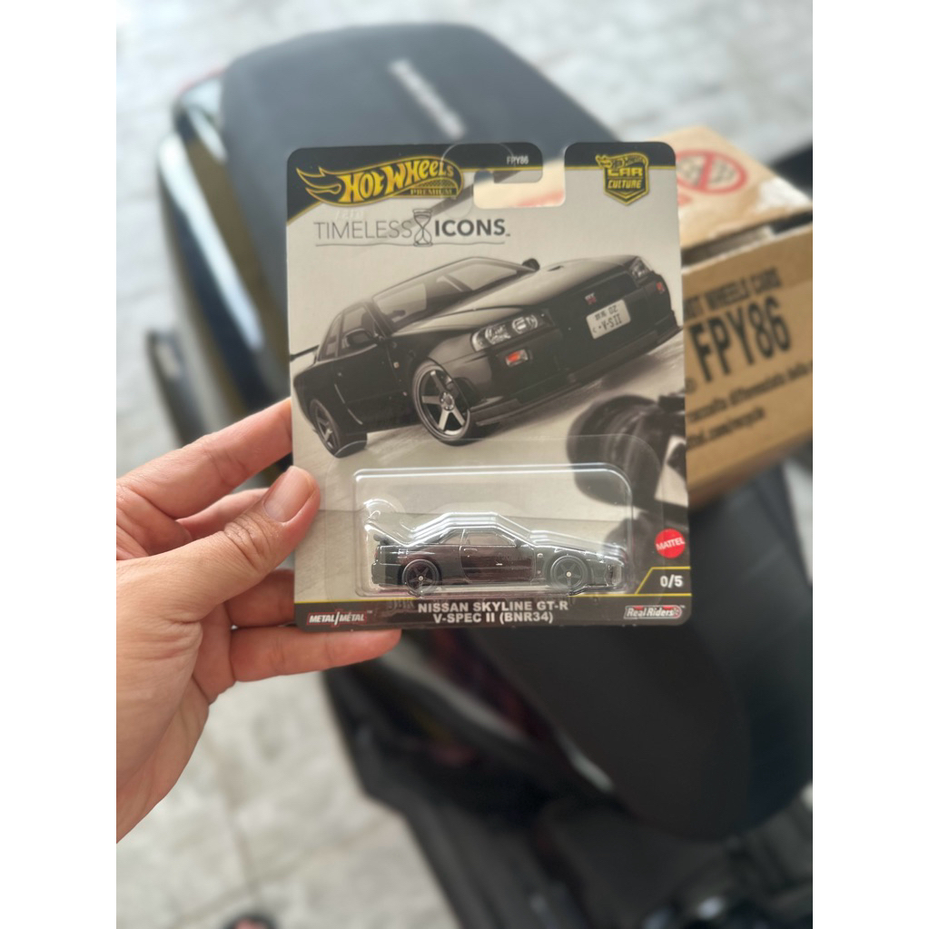 HOTWHEELS R34 VSPEC FROM TIMELESS ICON CHASE | Shopee Malaysia