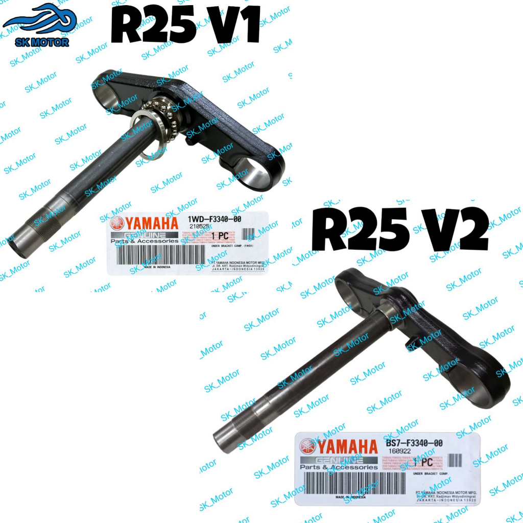 Yamaha YZR-R25 R25 MT25 MT-25 V1 V2 Original Under Bracket Comp ...