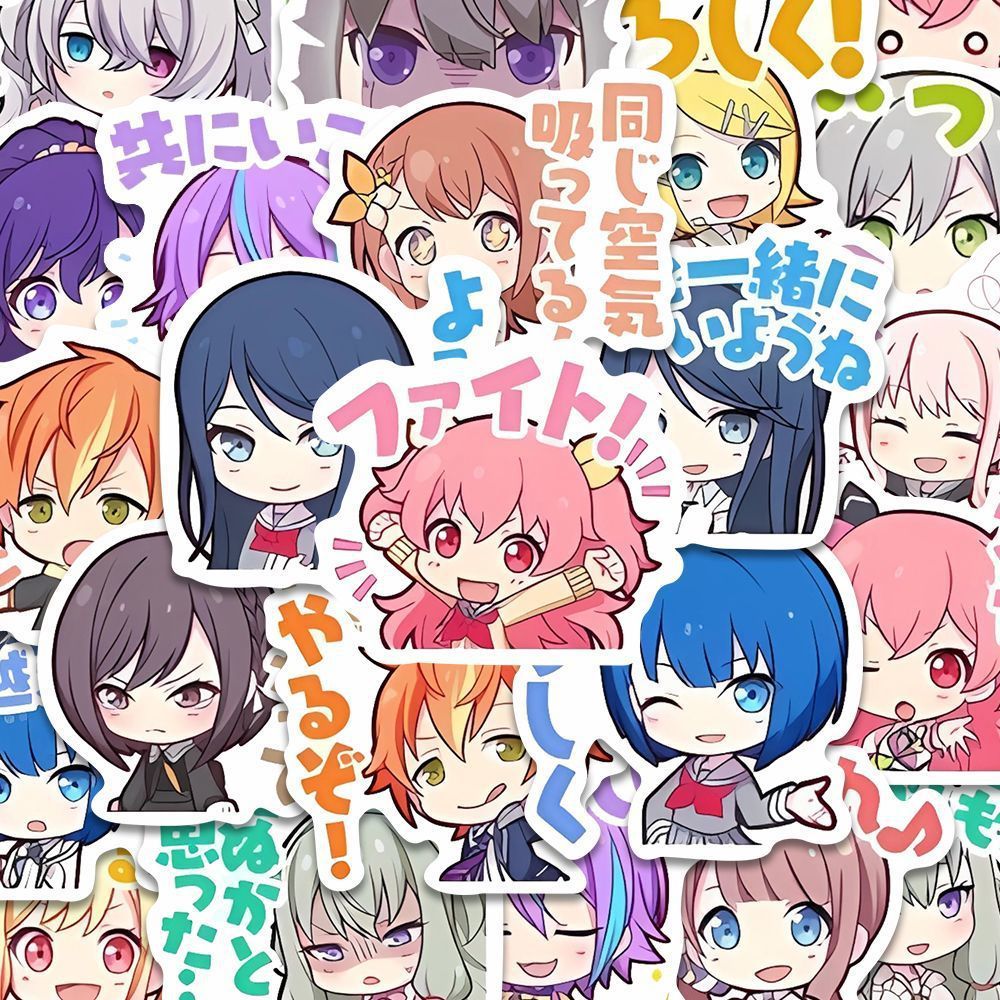 100pcs Japan Version Project Sekai : Colorful Stage Cartoon Anime ...