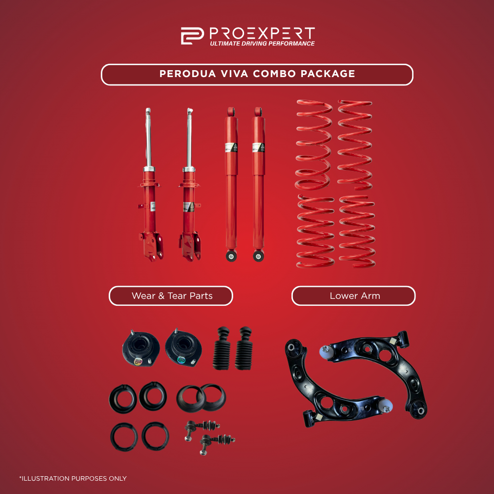 Perodua Viva Elite Combo Proexpert Heavy Duty Absorber Spring Sport ...