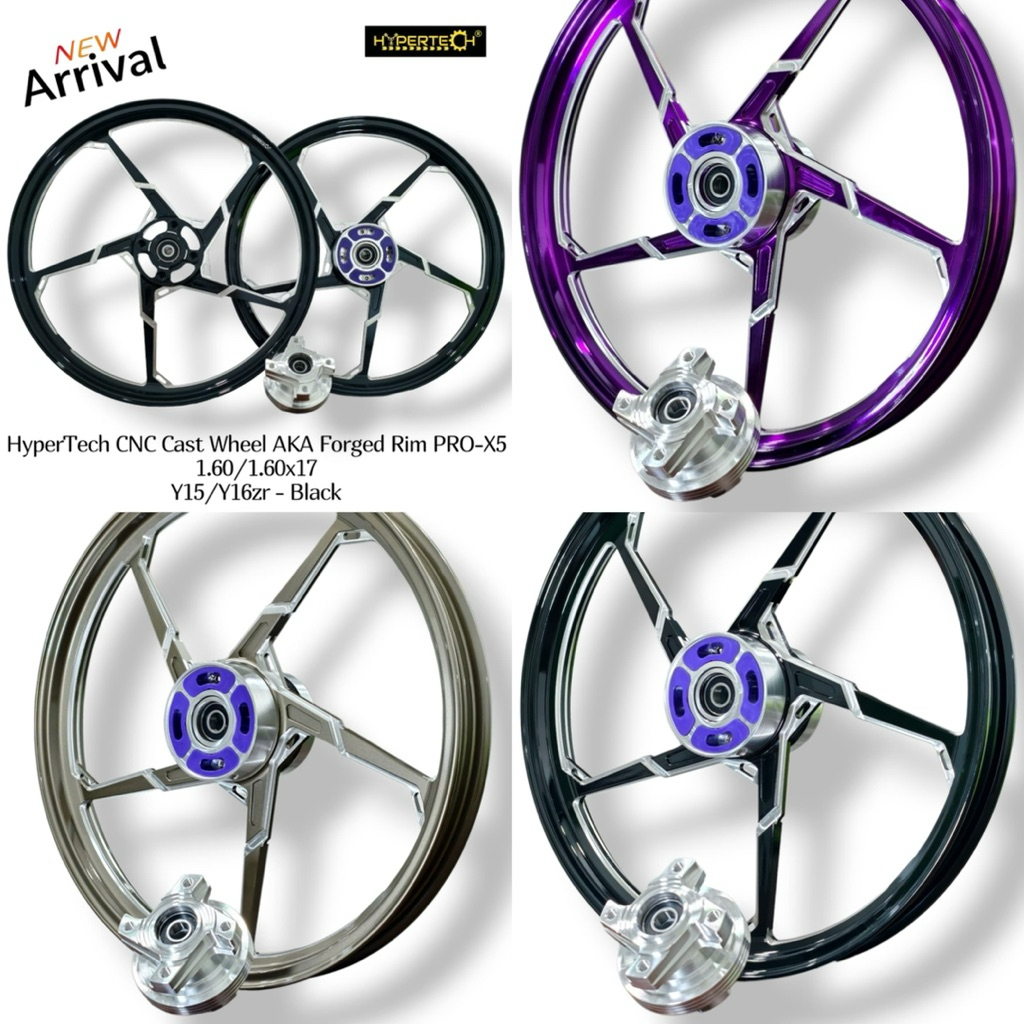 100% Original Hypertech forged rim PRO-X5 PNP Y15 Y16 custom pro x5 ...