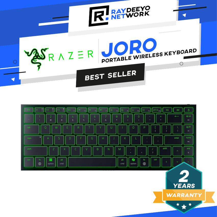 Razer Joro Portable Wireless Mechanical Keyboard Dual Mode BT and 2 ...