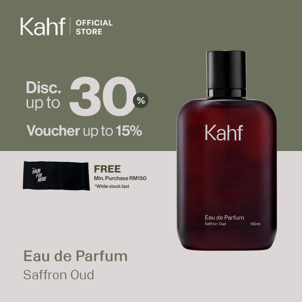 Kahf Saffron Oud Eau de Parfum 100 ml Long-Lasting Fragrance (EDP