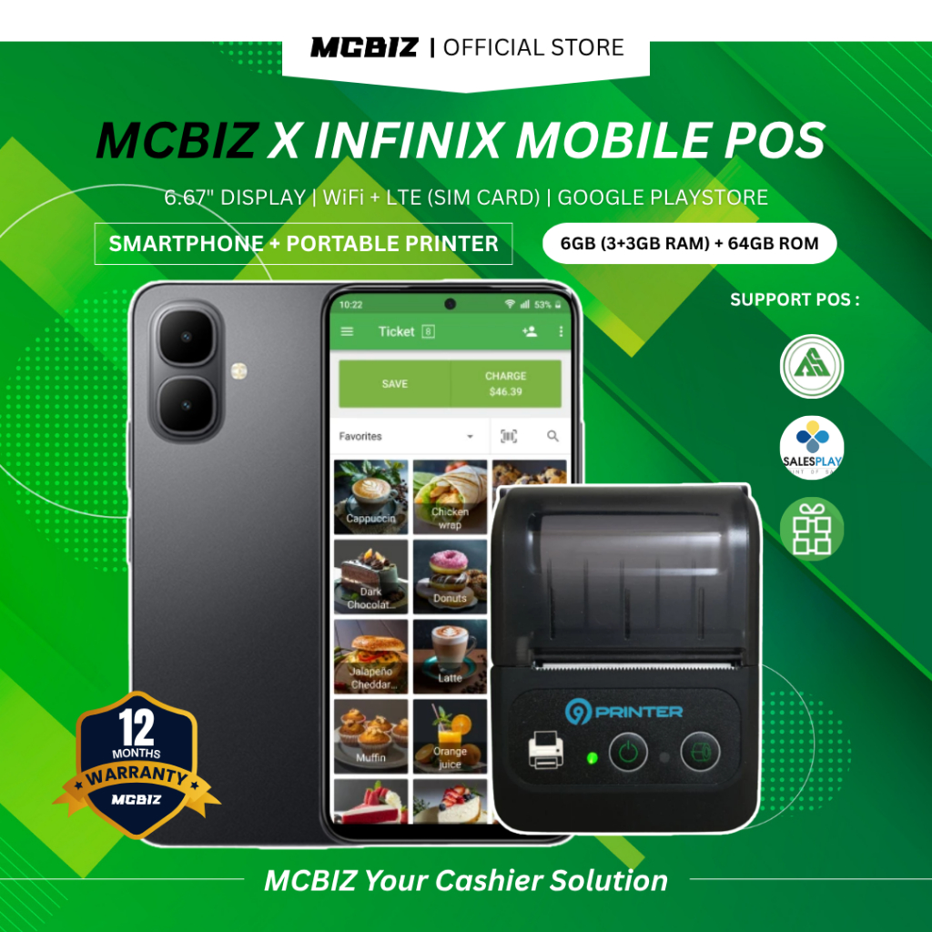 MCBIZ X BRANDED POS SYSTEM MESIN CASHIER DIGITAL MOBILE POS LOYVERSE ...