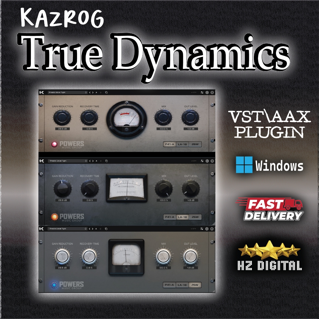 Kazrog True Dynamics v1.2.4 vintage tube compressor VST\AAX Plugin For ...