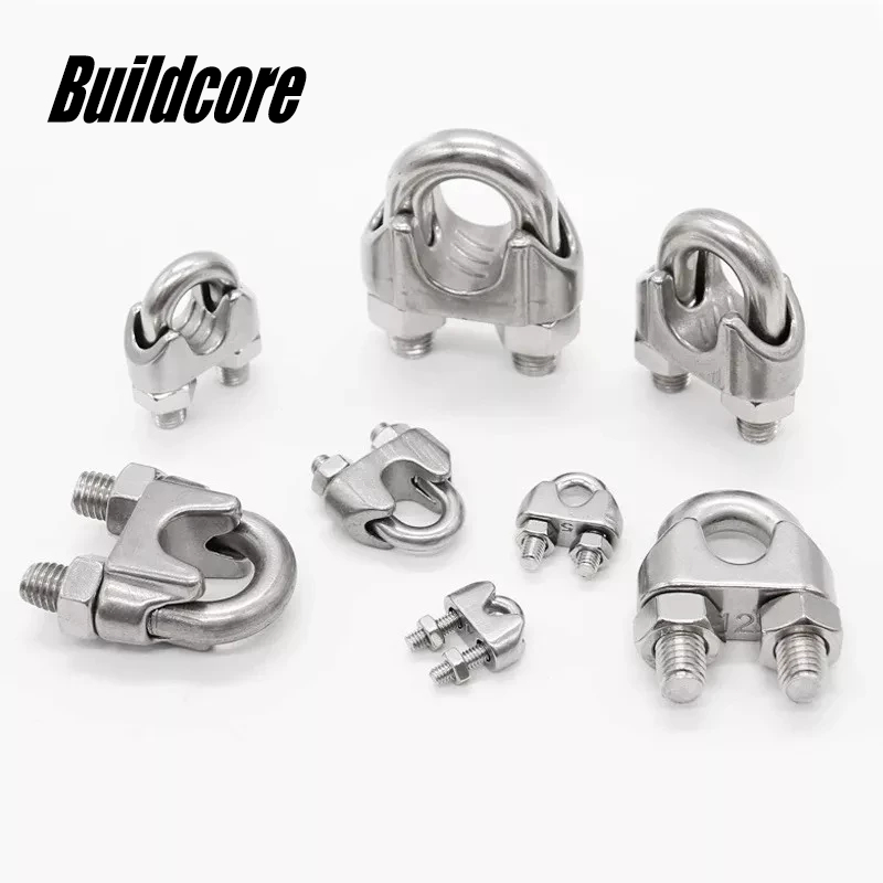 (M2-M10) Wire Rope Clip Stainless Steel 304 Cable Clip M2 / M3 / M4 ...