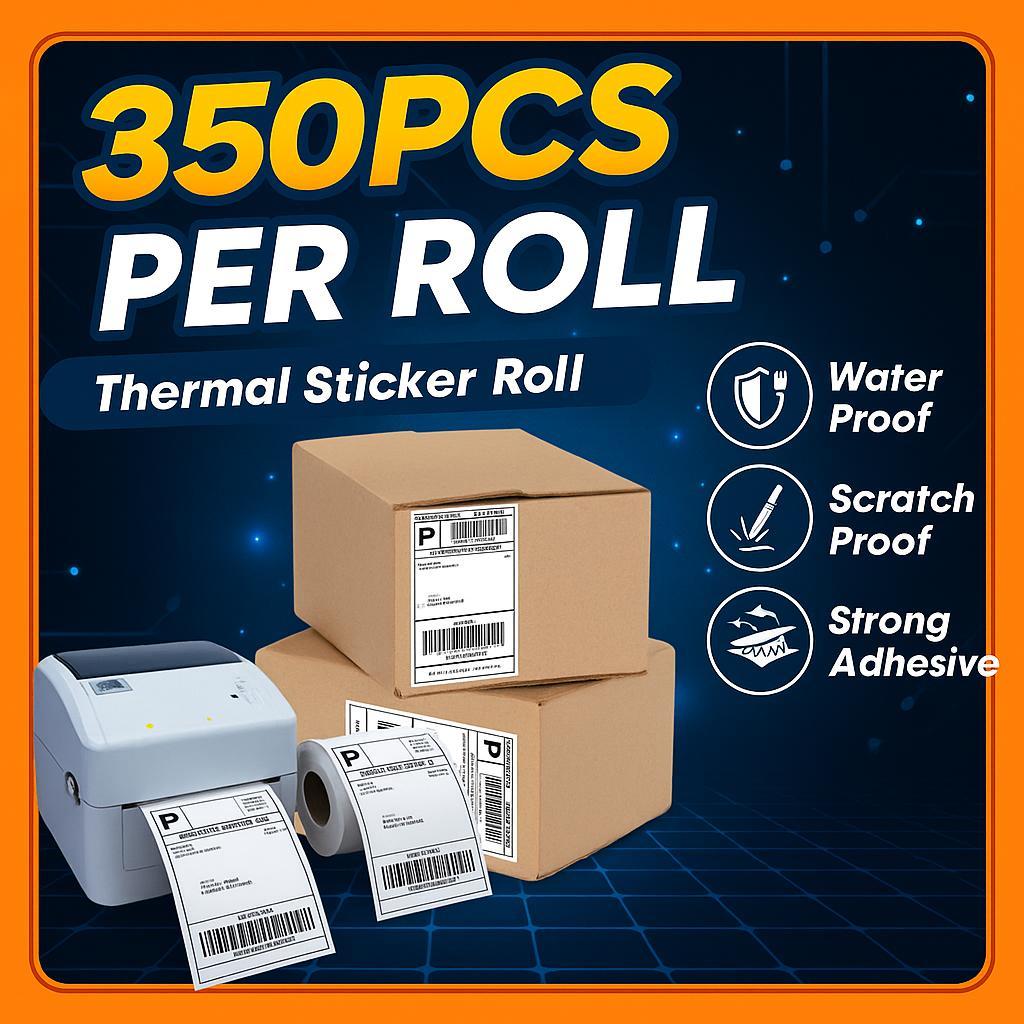 Air Way Bil A6 Thermal Paper Roll 350Pcs (24Roll Per Box) | Shopee Malaysia