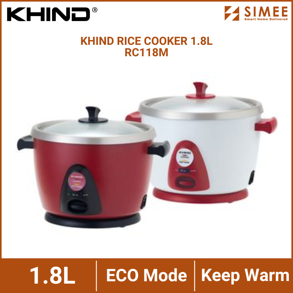 KHIND RICE COOKER ANSHIN SERIES 1.8L RC118M | Shopee Malaysia
