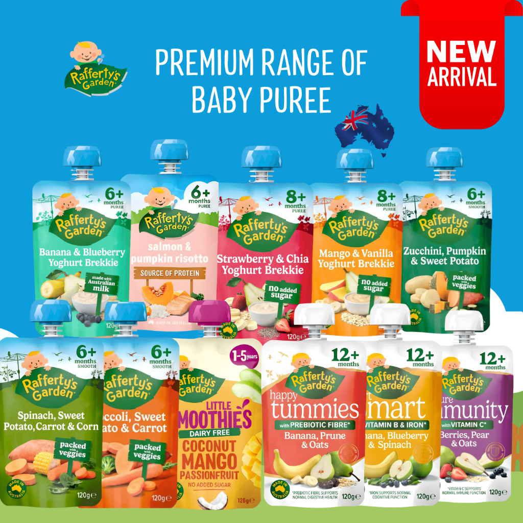 Rafferty's Garden Baby Food Pouches 6Months to 5 years old + [Exp Date ...