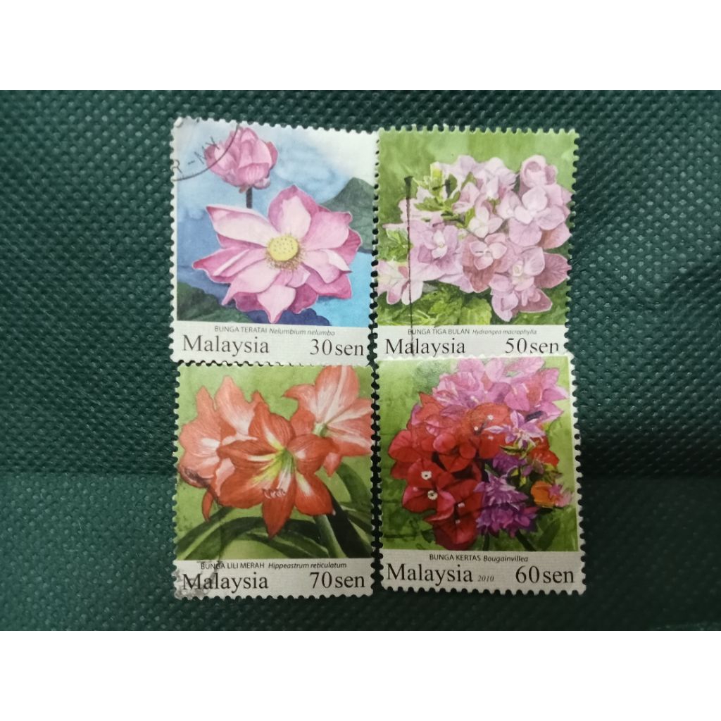 Malaysia Used Stamp Bunga 4 | Shopee Malaysia