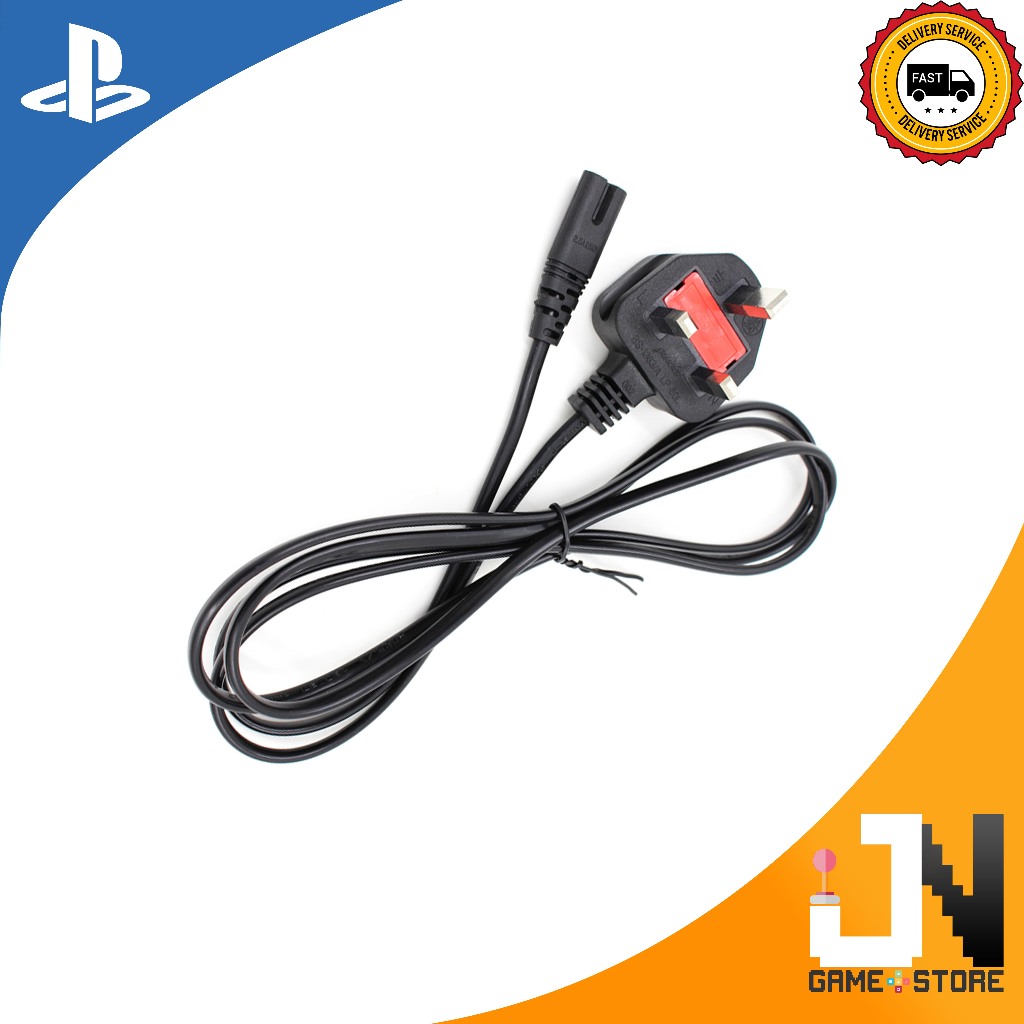 3 Pin Plug Power Cable For PS4 / PS5 / PS3 / PS2 / PSP (Good Quality ...