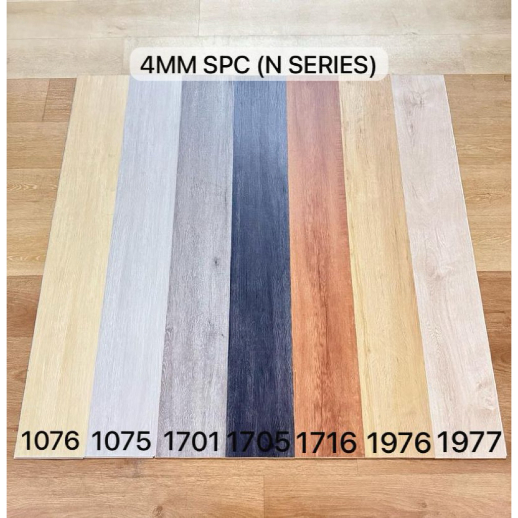 SPC Flooring - 4MM SPC (Interlocking System) | Shopee Malaysia