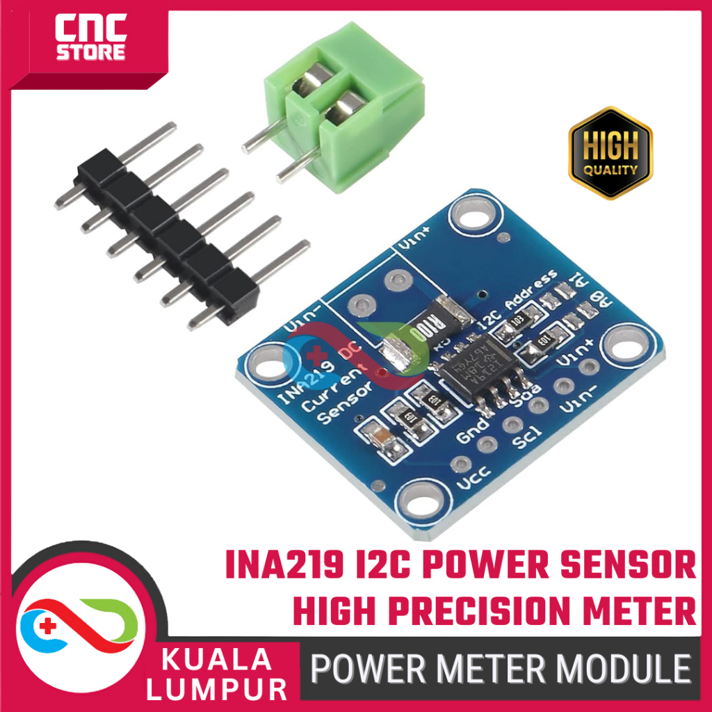 INA219 I2C CJMCU-219 Power Sensor – High Precision Voltage & Current ...