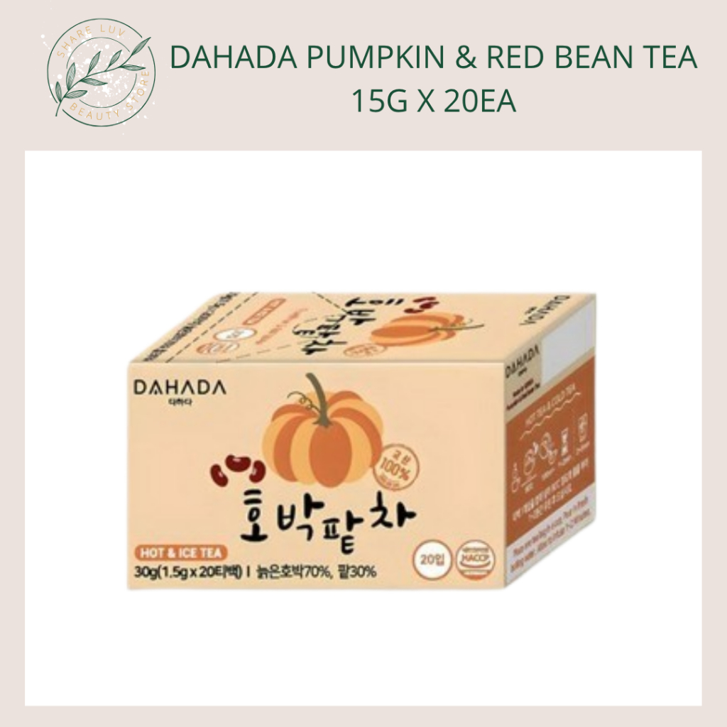[Ready Stock] DAHADA Pumpkin & Red Bean Tea 15g x 20ea | 南瓜红豆茶 | Shopee ...