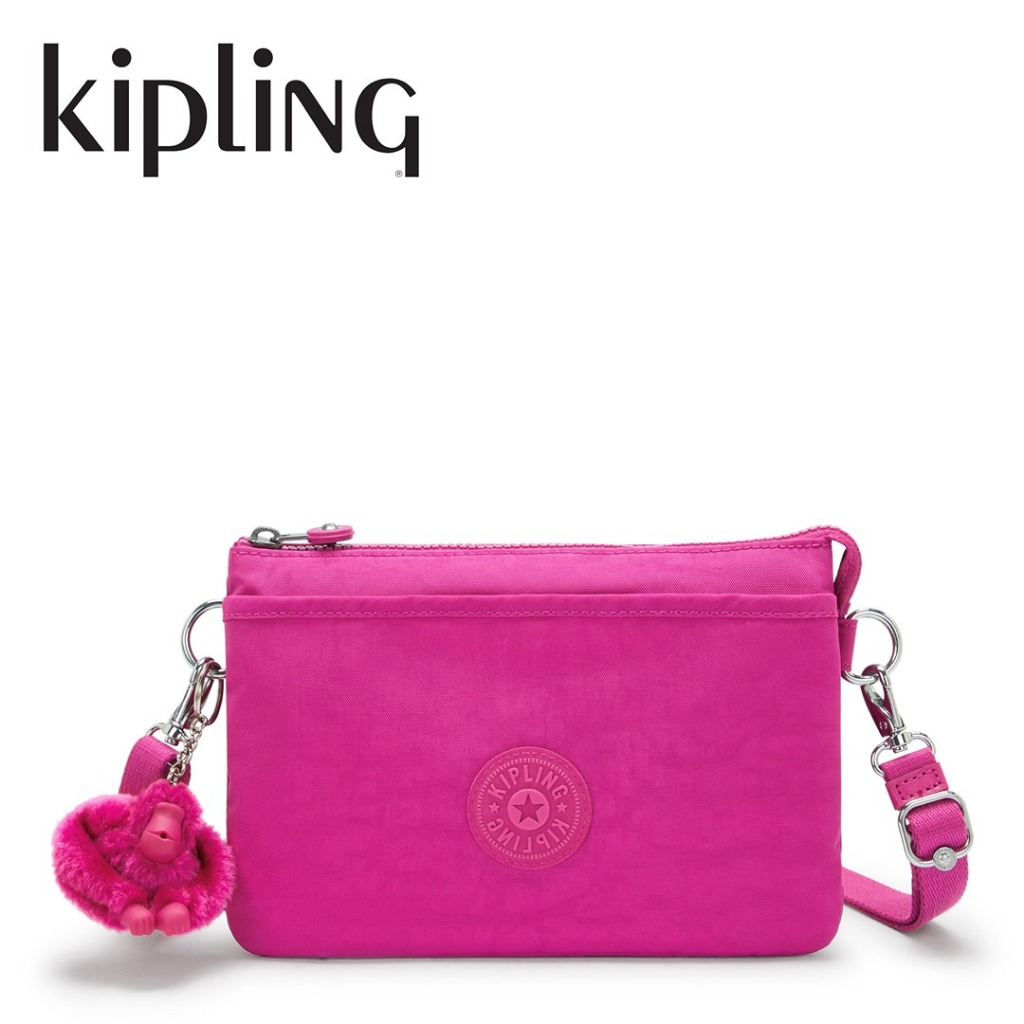 Kipling Riri Crossbody Bags Glowing Fuchsia | Shopee Malaysia