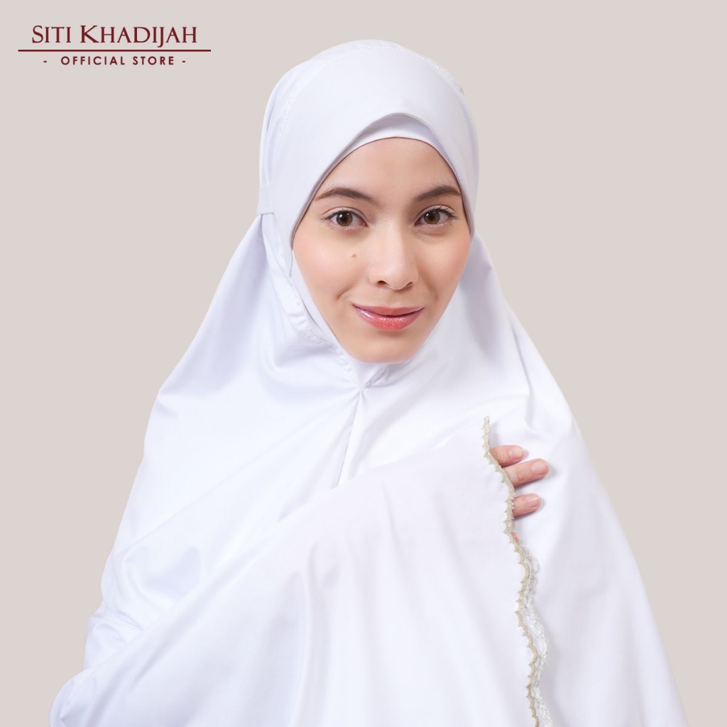 Siti Khadijah Telekung Maharani Broderie Zaima | Shopee Malaysia