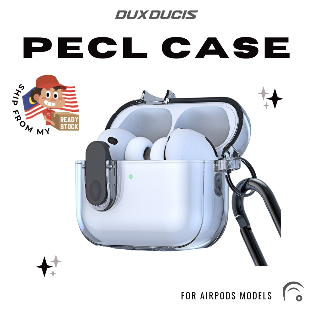 DUX PECL Series Earbuds Case for Airpods 1 2 3 4 Airpods Pro / Pro 3 2 ...