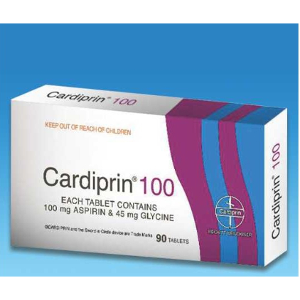 RECKITT BENCKISER CARDIPRIN 100/45 TABLET 90 TABLETS EXP 01/03/2027 ...