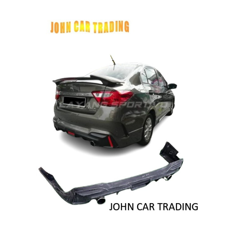 Proton Saga VVT Rear Skirt D68 PU Body Kit Saga 2019 2020 2021 2022 ...