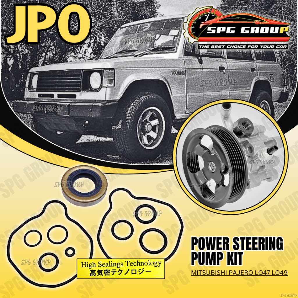 MITSUBISHI PAJERO LO47 LO49 JPO POWER STEERING PUMP SEAL KIT MADE IN ...