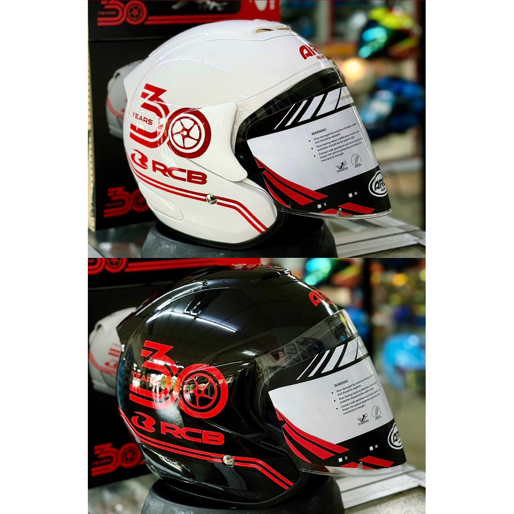 ARC Ritz RCB 30th Anniversary Limited Edition Helmet | Shopee Malaysia