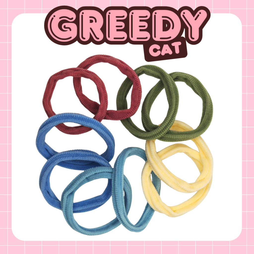 Getah Rambut｜Hair Ties｜Rubber Band｜Korean-style｜Hair Accessories｜彩色头绳 ...