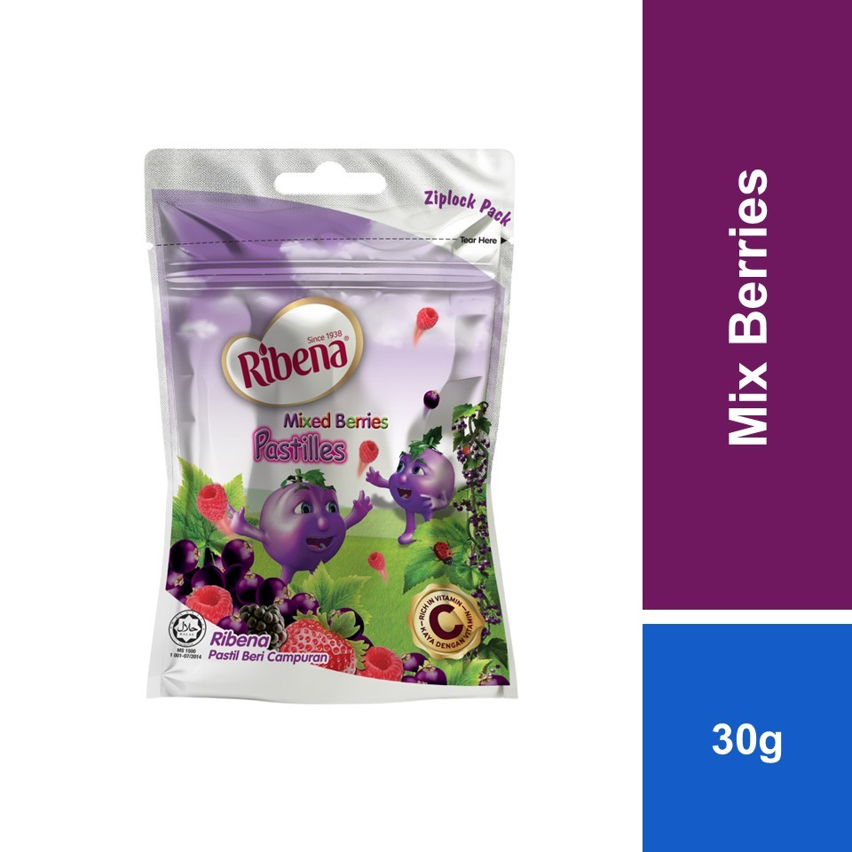 Ribena Pastilles Mixed Berries 30g | Shopee Malaysia