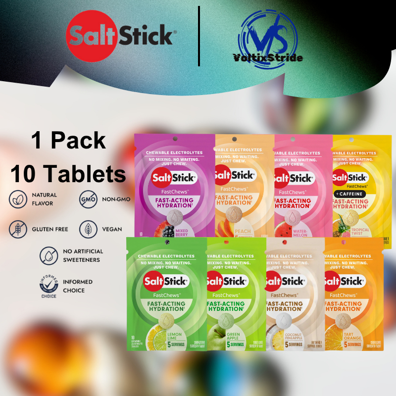 Salt Stick Fast Chews | Tablet Elektrolit Kunyah /CHEWABLE ELECTROLYTE ...