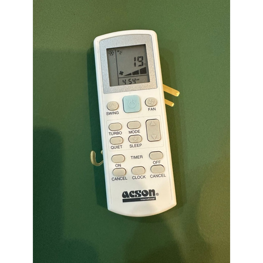 Acson York Daikin Original Aircond Remote Control | Shopee Malaysia