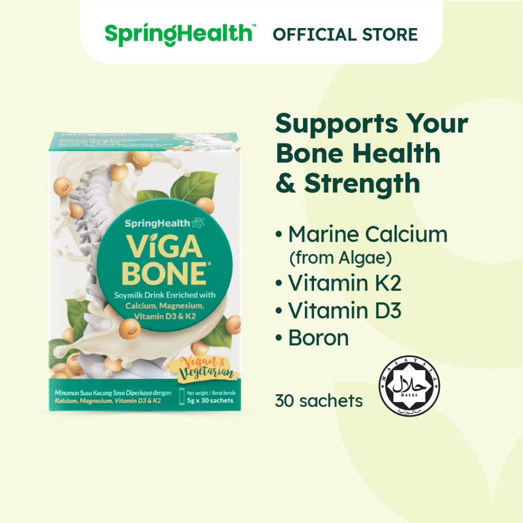 SpringHealth VIGABONE® SoyMilk Drink Enriched with Vitamin D3, K2 ...