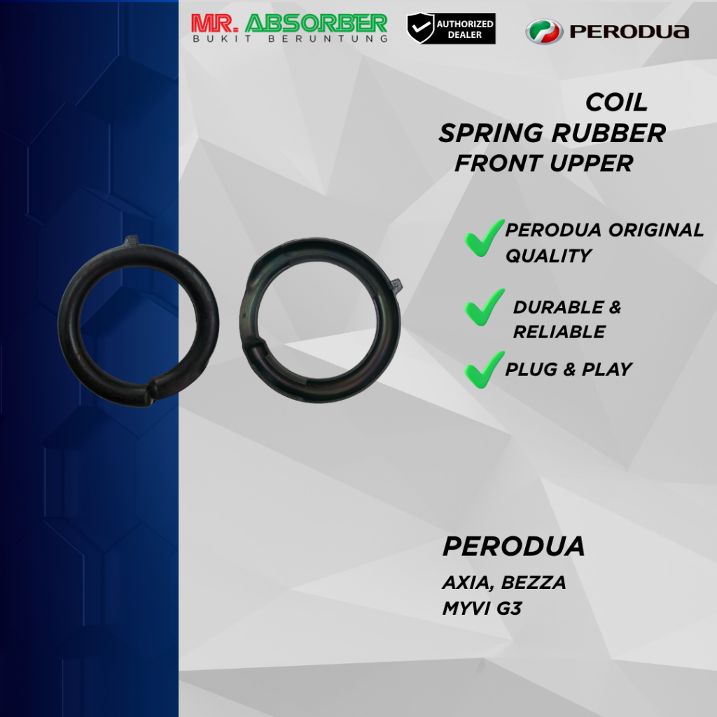 Coil Spring Rubber Front Upper Axia Bezza Myvi 2018 Perodua Original ...